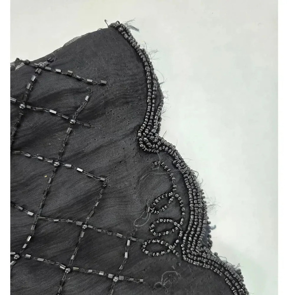 VTG Stenay Beaded Silk Evening Gown and Beaded Long Sleeve Blazer Top size 10/M - Picture 9 of 9